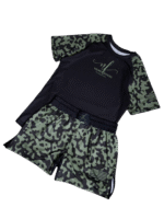 Marsh Green Fight Kit (5 & 7" Fight Short & Rashguard Bundle)
