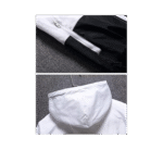 Rexcyril Men's Rose Floral Windbreaker Hooded Jacket Lightweight Casual Full Zip Flower Coat - Image 3