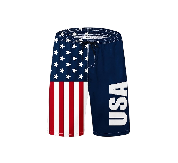 22 Mens Swim Trunks Quick Dry Board Shorts with Mesh Lining, Breathable Fit Hawaii Beach Shorts Swimwear Bathing Suits - Image 1