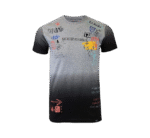 Mens Hipster Hip-Hop Urban Modern Tees - NYC Street Fashion Streetwear Stylish Longline Print T-Shirt