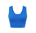 Seamless Longline Sports Bra with Enhanced Support Straps
