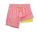 Mens Swim Trunks with Compression Liner Board Shorts with Zippered Pocket Bathing Suit for Beach Vacation