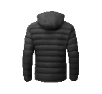 TBMPOY Men's Lightweight Puffer Jackets Detachable Hood Water-Resistant Casual Winter Coat Hooded Insulated for Travel Ski - Image 2