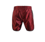 Fight Shorts for Kick Boxing, Combat Sports, MMA, Cage Fighting, Grappling, Martial Arts - Burgandy/Black - Image 2