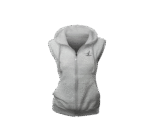 Womens Cotton Zip Up Hoodie Vest