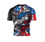 Men's BJJ Short Sleeve Rash Guard – Compression Shirt for Brazilian Jiu Jitsu Grappling No-Gi Training - Image 2