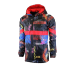 Screenshotbrand Lightweight Hooded Water Resistant Windbreaker - Zip-up Fashion Map Print Rain Jacket - Image 2