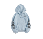 Women's Slogan Graphic Print Drawstring Hoodie Kangaroo Pocket Thermal Sweatshirt