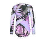 Girls One Piece Swimsuits Long Sleeve Rash Guard for Kids Girls Hawaiian Swim Shirts UPF 50+ Sun Protection - Image 2