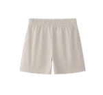 Women's Elastic Waist Knee Length Casual Cotton Bermuda Shorts with Drawstring - Image 2