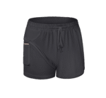 Women Yoga Running Shorts 2 in 1 Workout Athletic Shorts with Pockets