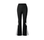 Neures Forces Girl's Flare Pants Bow Lace Pants Elastic High Waisted Bell Bottom Trousers