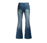 Neures Forces Mens Flare Jeans Bell Bottoms Pants Blue - Image 2