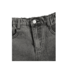 Neures Forces Girl's Elastic Waist Flared Leg Denim Pants Raw Trim Bell Bottom Jeans with Pockets - Image 3