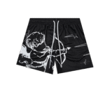 Mens Graphic Shorts Summer Casual Flat Front Shorts Cool Streetwear Designer Shorts Drawstring