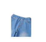 Neures Forces Kids Cowgirl Cute Flare Bootcut Jeans Bell Bottoms Jeans for Girls Blue Casual Ripped Denim Pants - Image 3