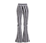 Neures Forces Womens Striped Print Breathable Slim Fit Leggings Pants High Waisted - Image 2